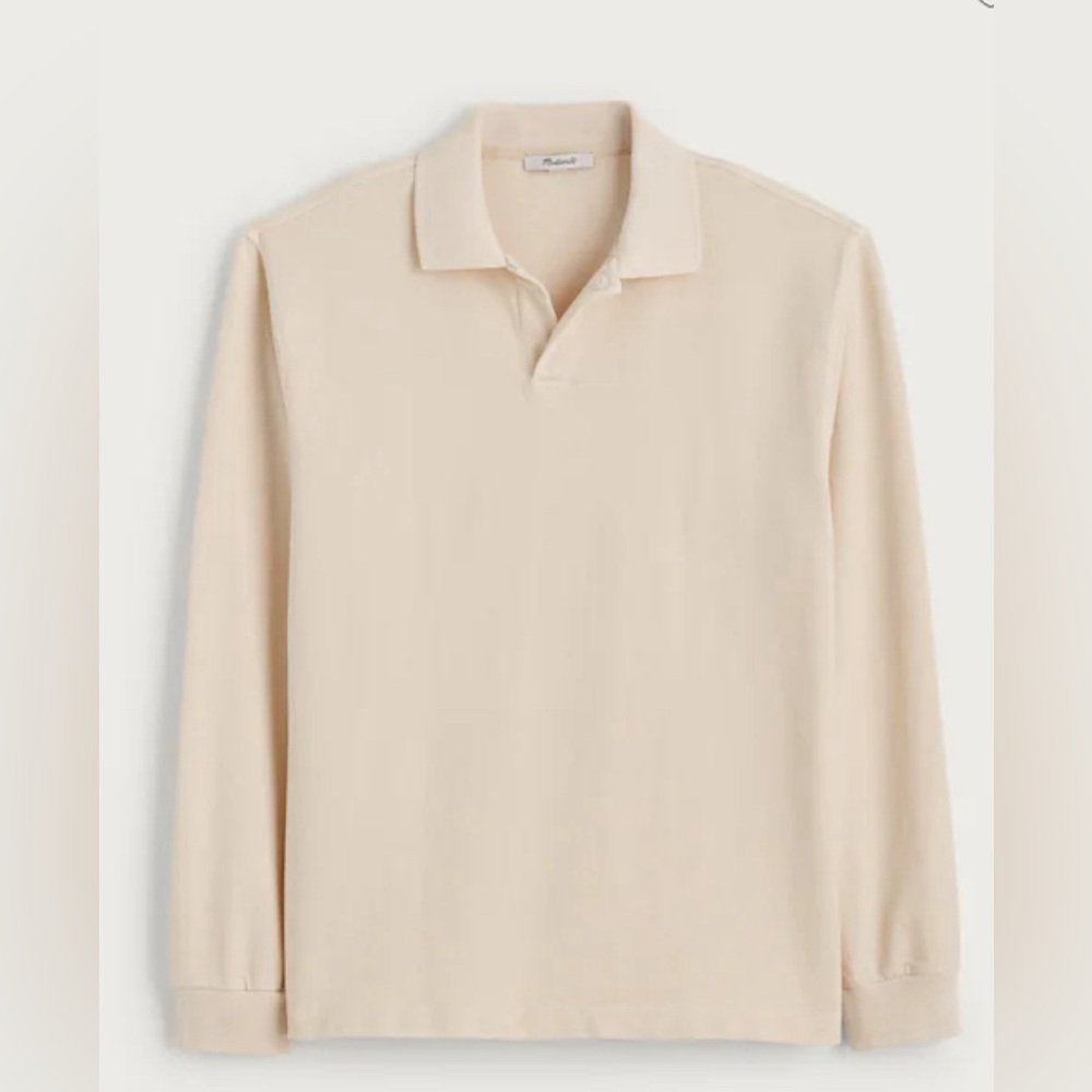 Madewell Compact-Knit Polo Size Medium NWOT
